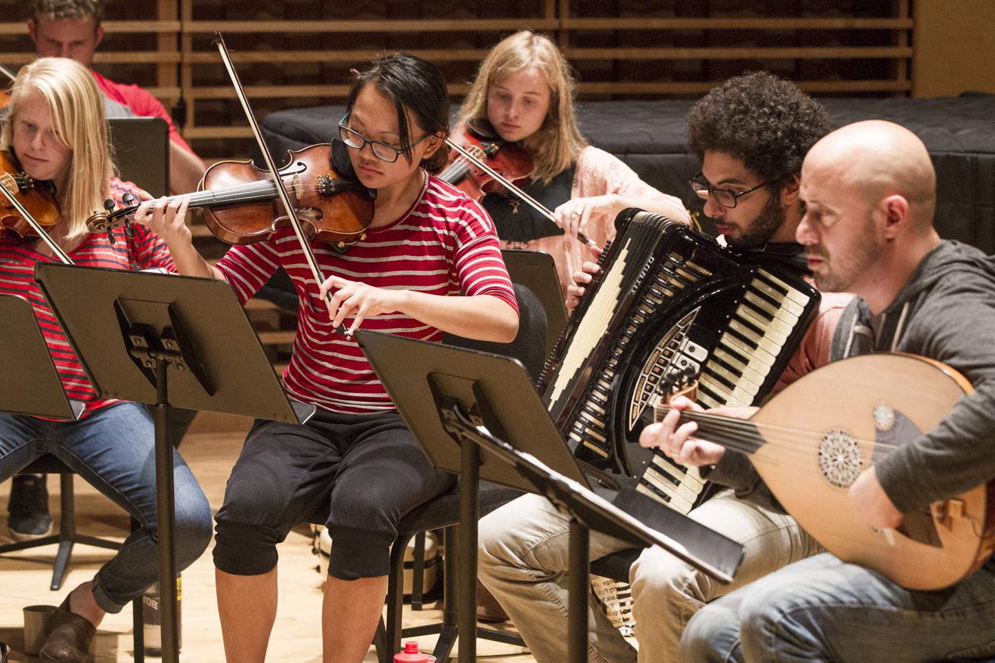 Middle Eastern Ensemble performing